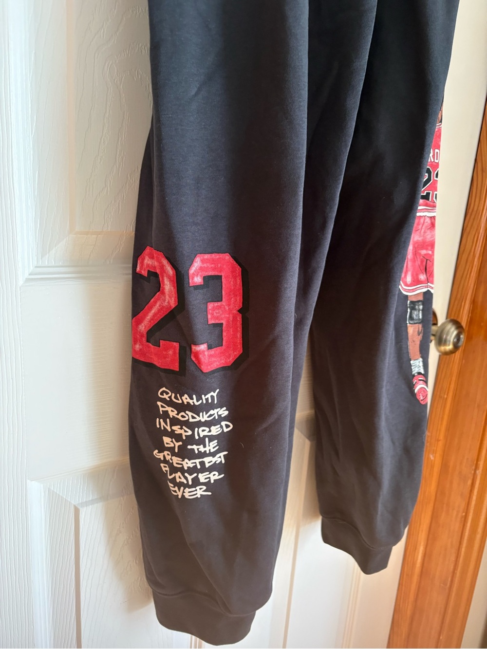 Jordan Michael Jordan Graphic Jogger Sweatpants Youth L 12-13 Black NWT
